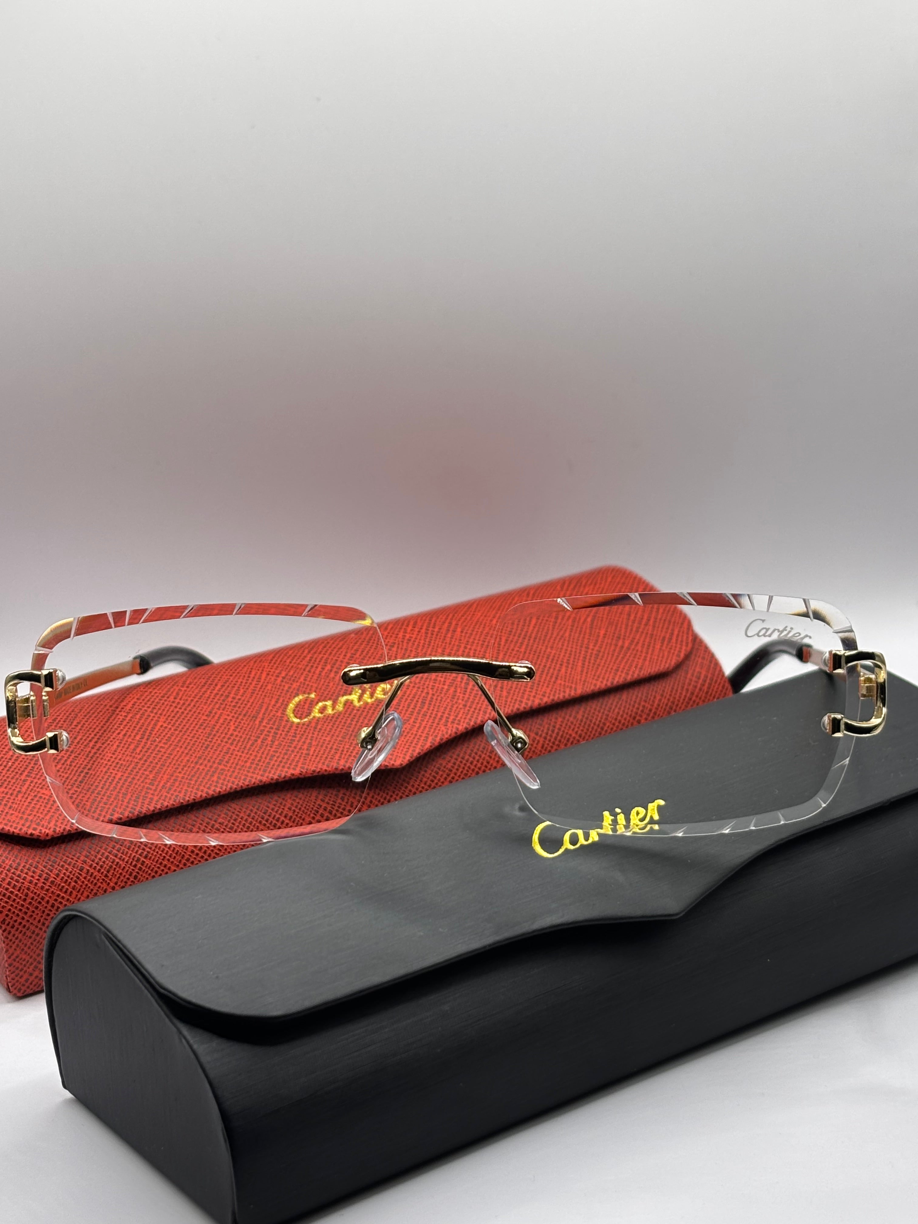 Lunette Cartier transparent