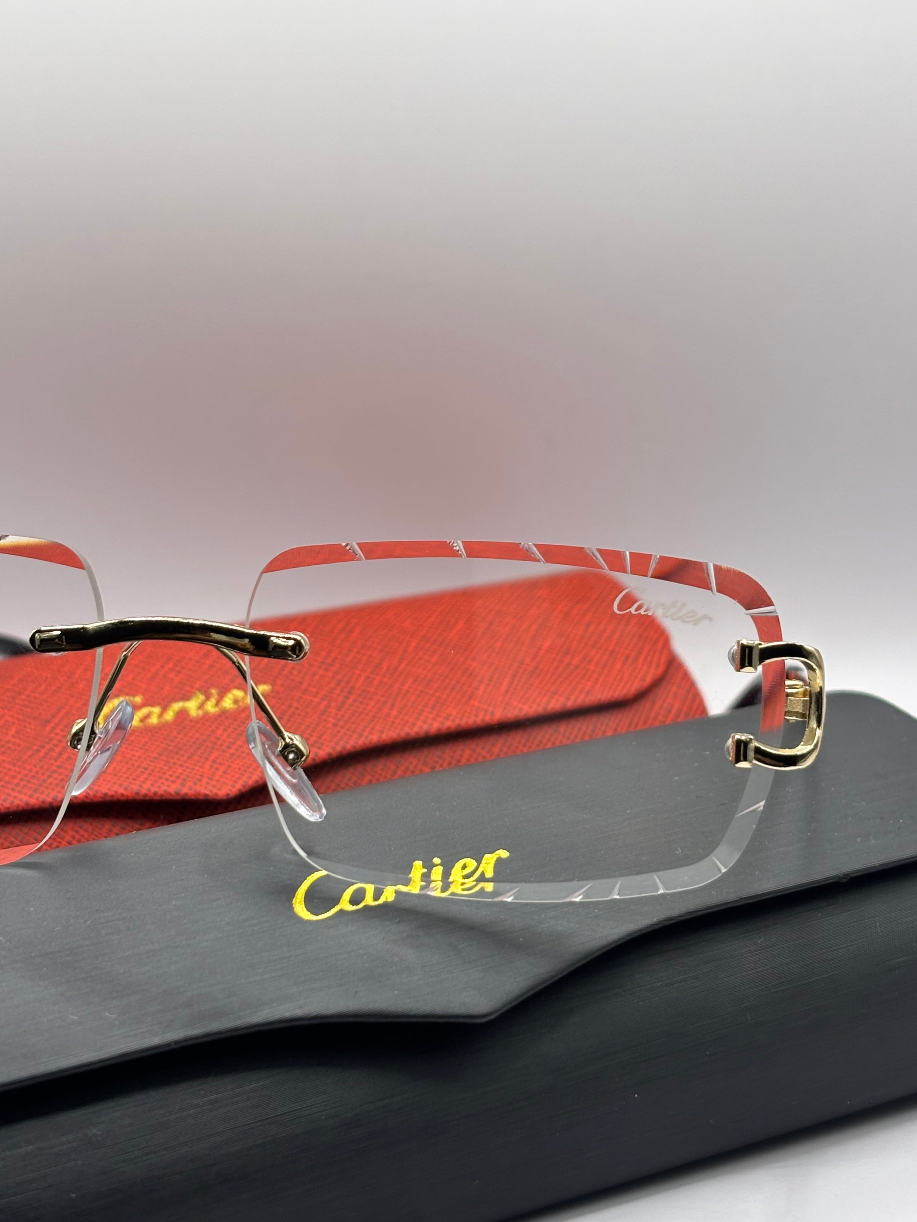 Lunette Cartier transparent